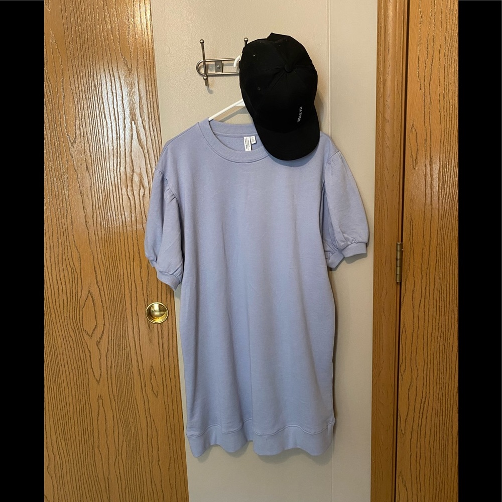Jersey Blue Dress